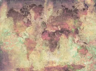 GRUNGE WORLD | Carta da parati mondo - Colore 1871